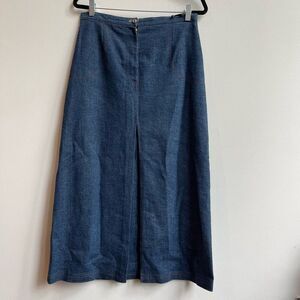 Denim Midi Skirt